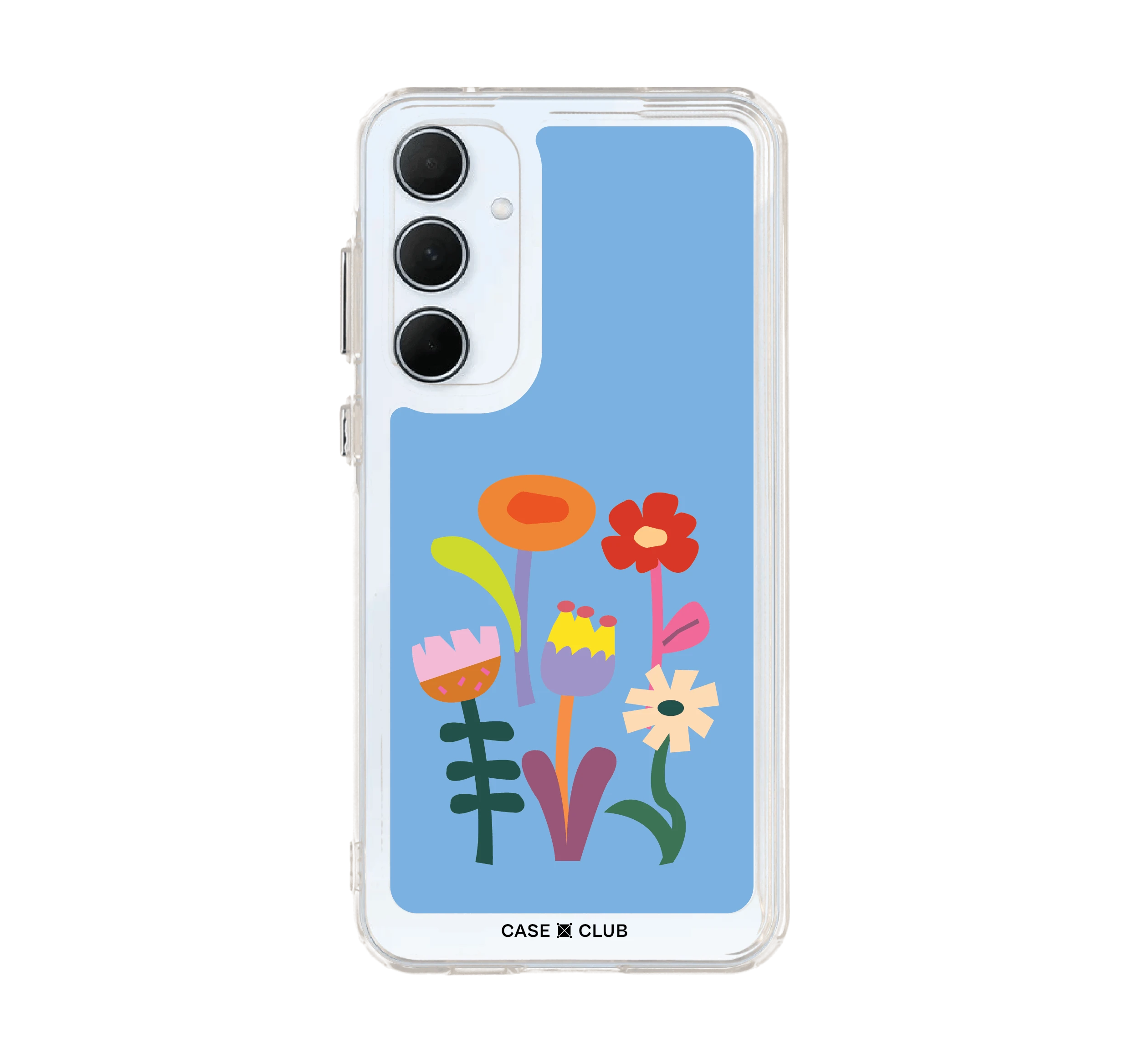 เคสใส samsung a55 สวนดอกไม้